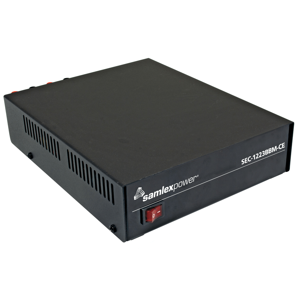 Samlex SEC-1223BBM-CE Desktop Power Supply with Battery Backup Module 13.8VDC