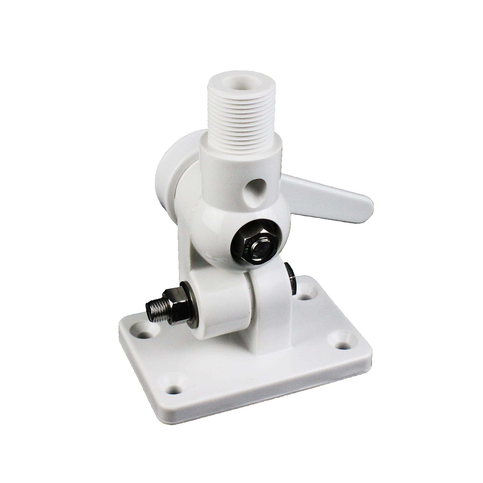 Shakespeare 4186-BP Nylon Antenna Ratchet Mount, White