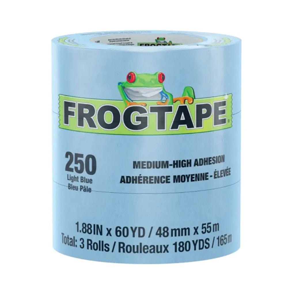 Shurtape 105326 FrogTape CP 250 18mmx55m Performance Grade Masking Tape, Medium-High Adhesion, Moderate Temperature - Light Blue