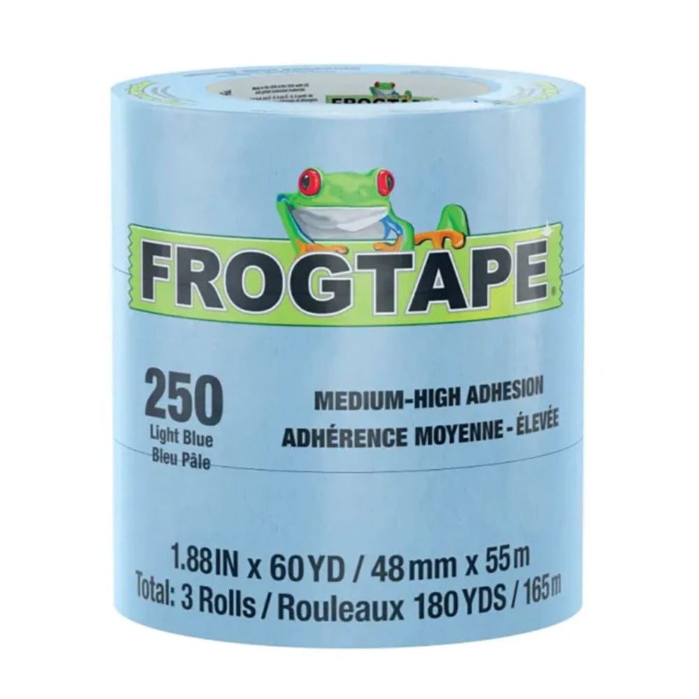 Shurtape 105328 FrogTape CP 250 36mmx55m Performance Grade Masking Tape, Medium-High Adhesion, Moderate Temperature - Light Blue