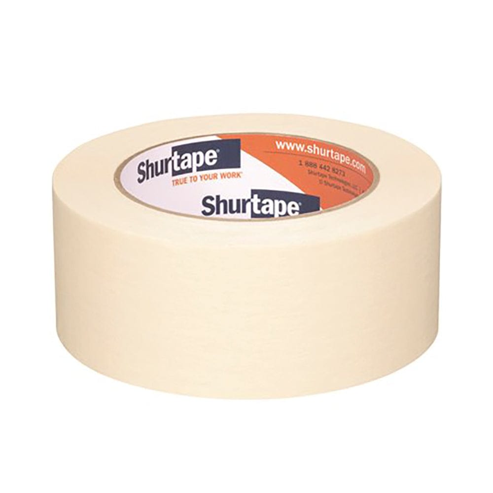 Shurtape 120407 CP 105 48mmx55m General Purpose Grade, Medium-High Adhesion Masking Tape - Natural
