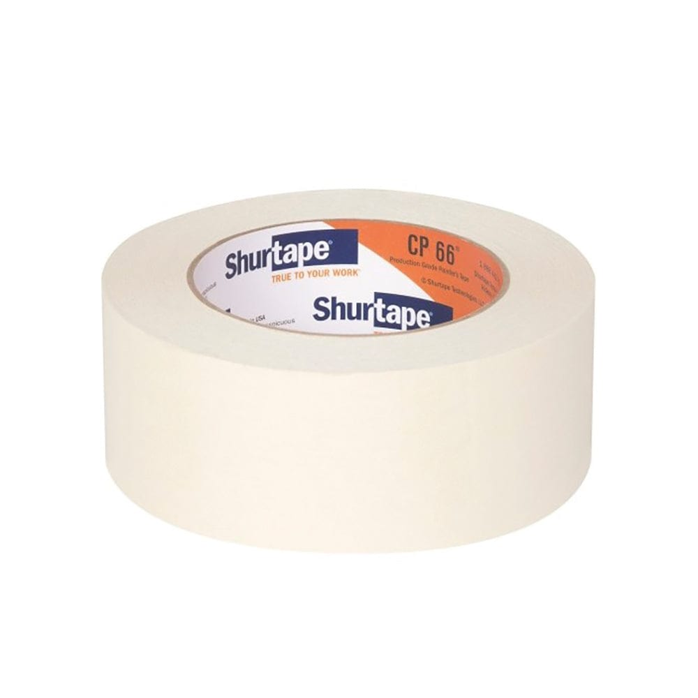 Shurtape 132716 CP 66 48mmx55m Contractor Grade, High Adhesion Masking Tape - Natural