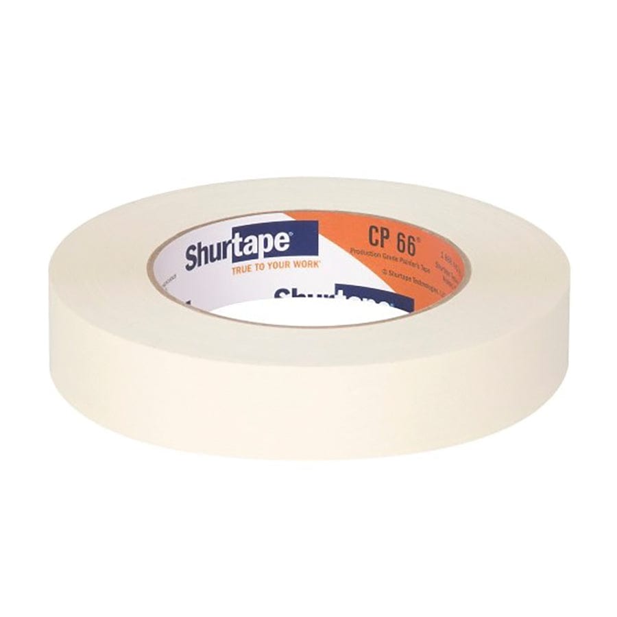 Shurtape 172840 CP 66 24mmx55m Contractor Grade, High Adhesion Masking Tape - Natural
