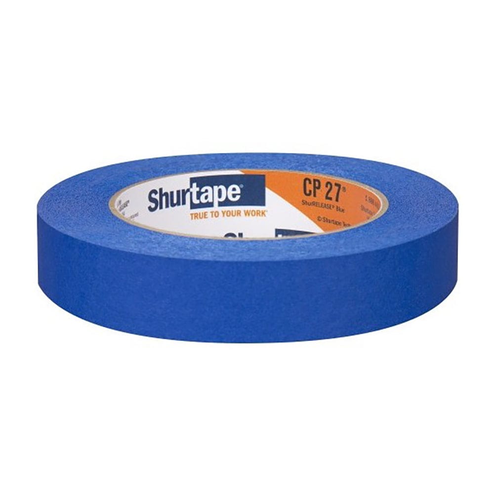 Shurtape 202872 CP 27 24mmx55m 14-Day ShurRELEASE Multi-Surface Painter's Tape - Blue