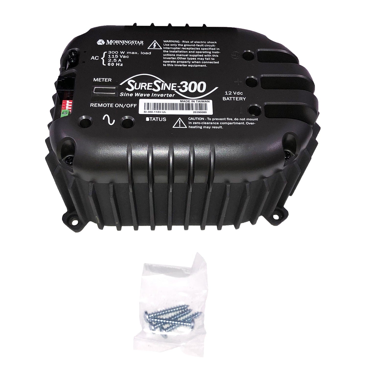 MorningStar SI-300-115V-UL Suresine Inverter 300 Watt, 115 Volt, 60hz Ac