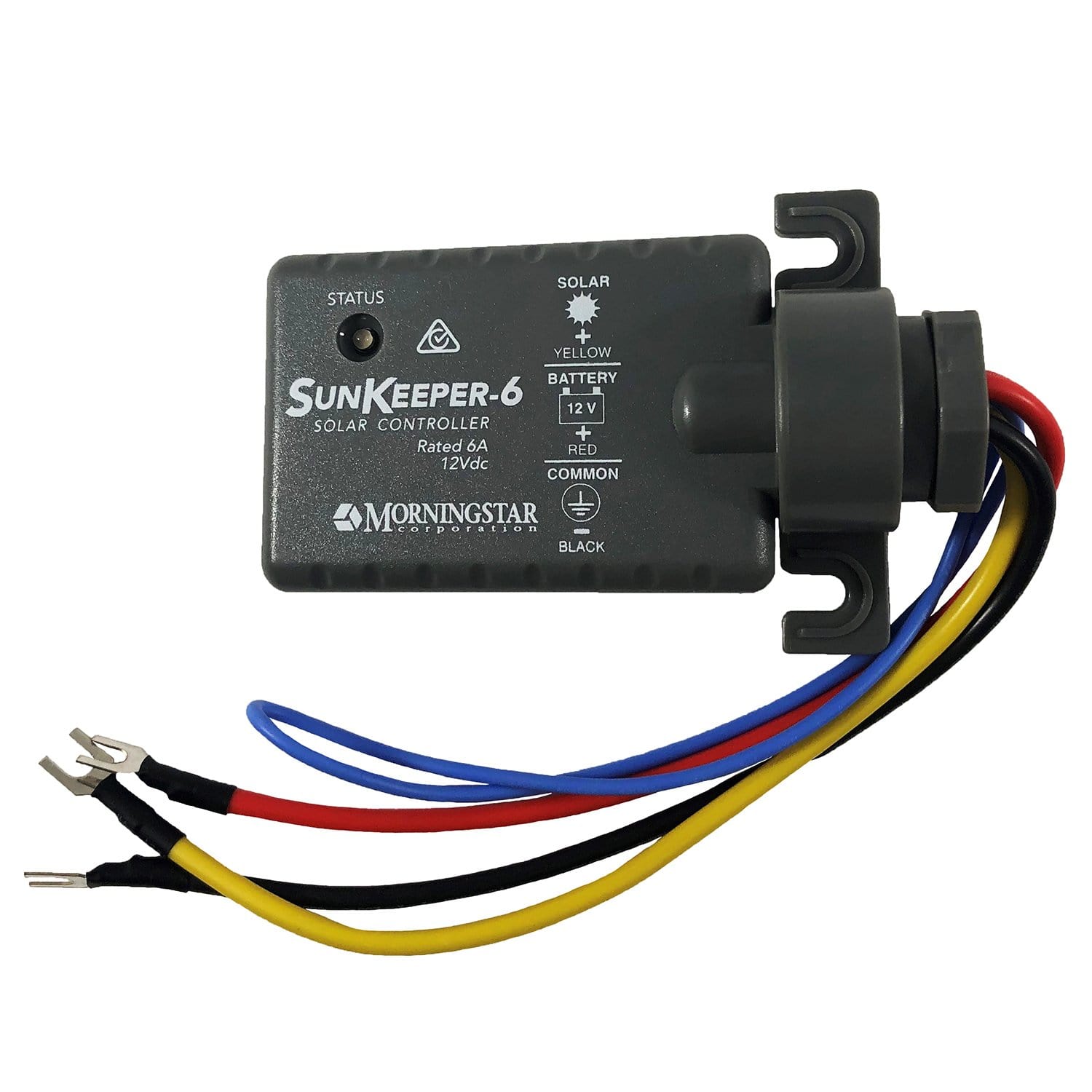 MorningStar SunKeeper SK-6  6 Amp 12 Volt Junction Box Mounted Solar Controller
