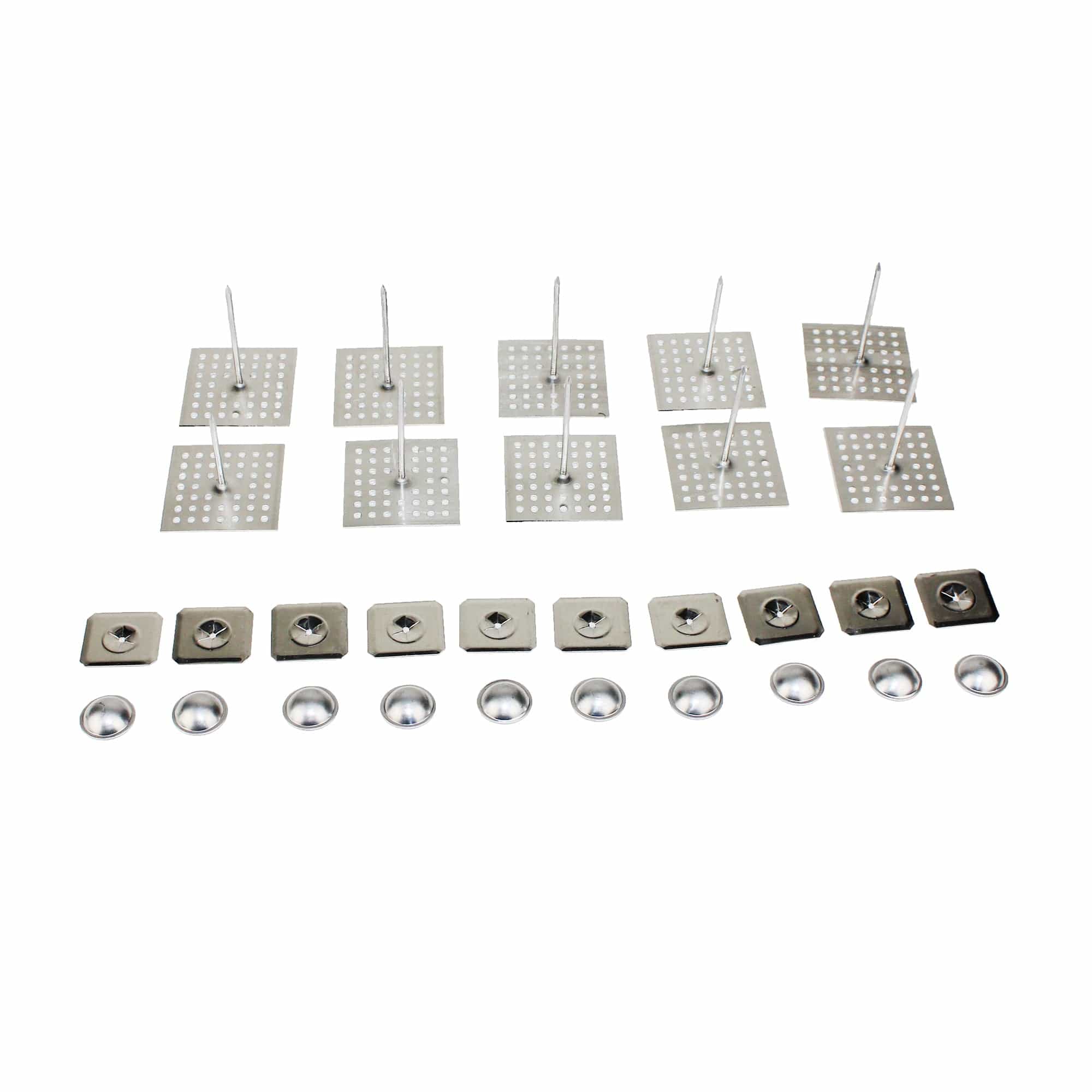 Soundown HPA25KD10 10 Pc Aluminum Pin 2.5" & Dome Insulation Fastener Kit