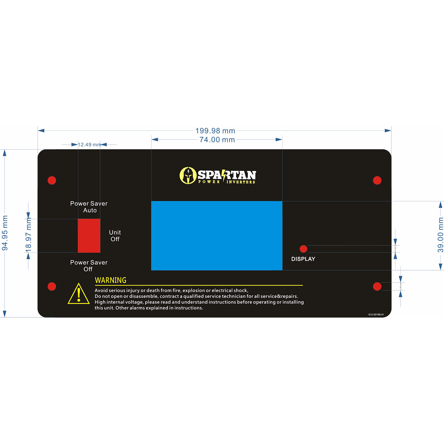 Spartan Power SP-ICREMOTE Inverter/Charger Remote Switch Panel