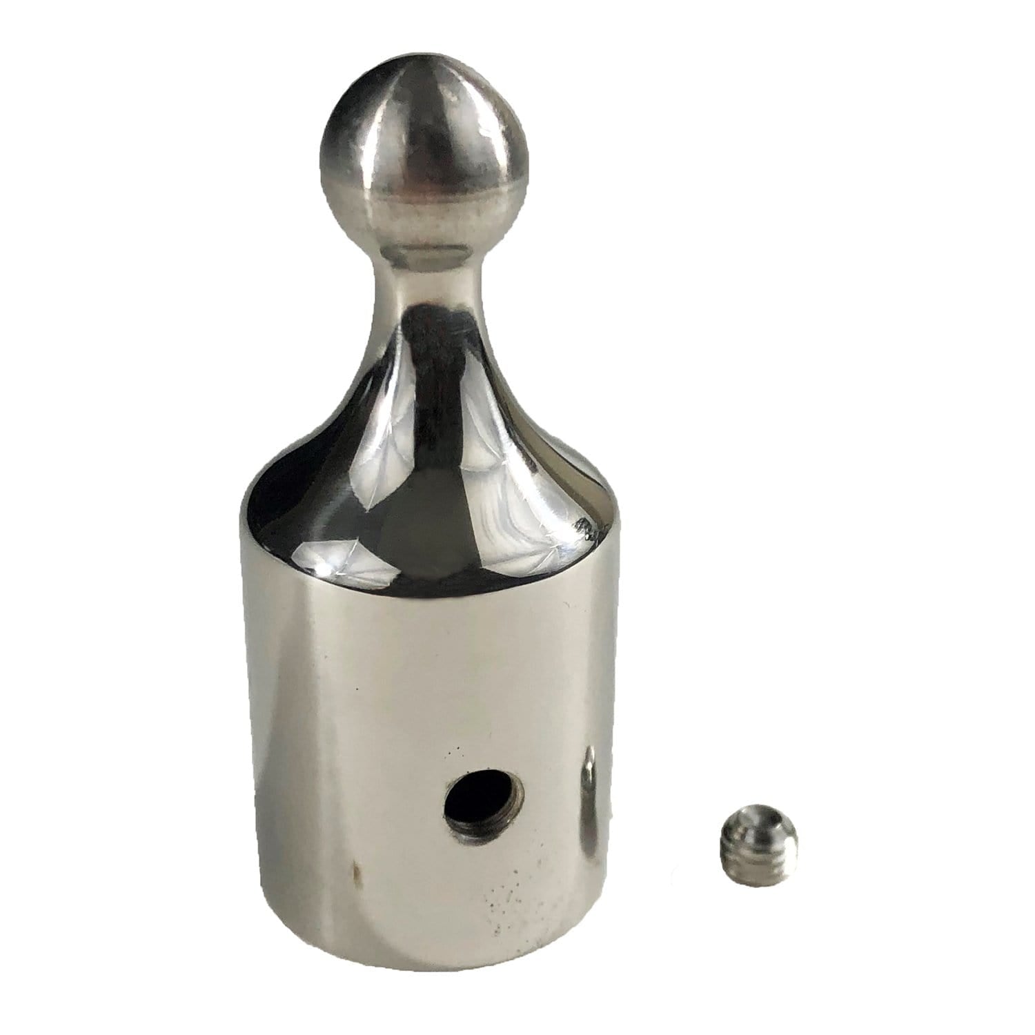 Taco Marine F11-0177S-1 Ball & Socket SS Top Cap 7/8" Dia. Tube, Set Screw