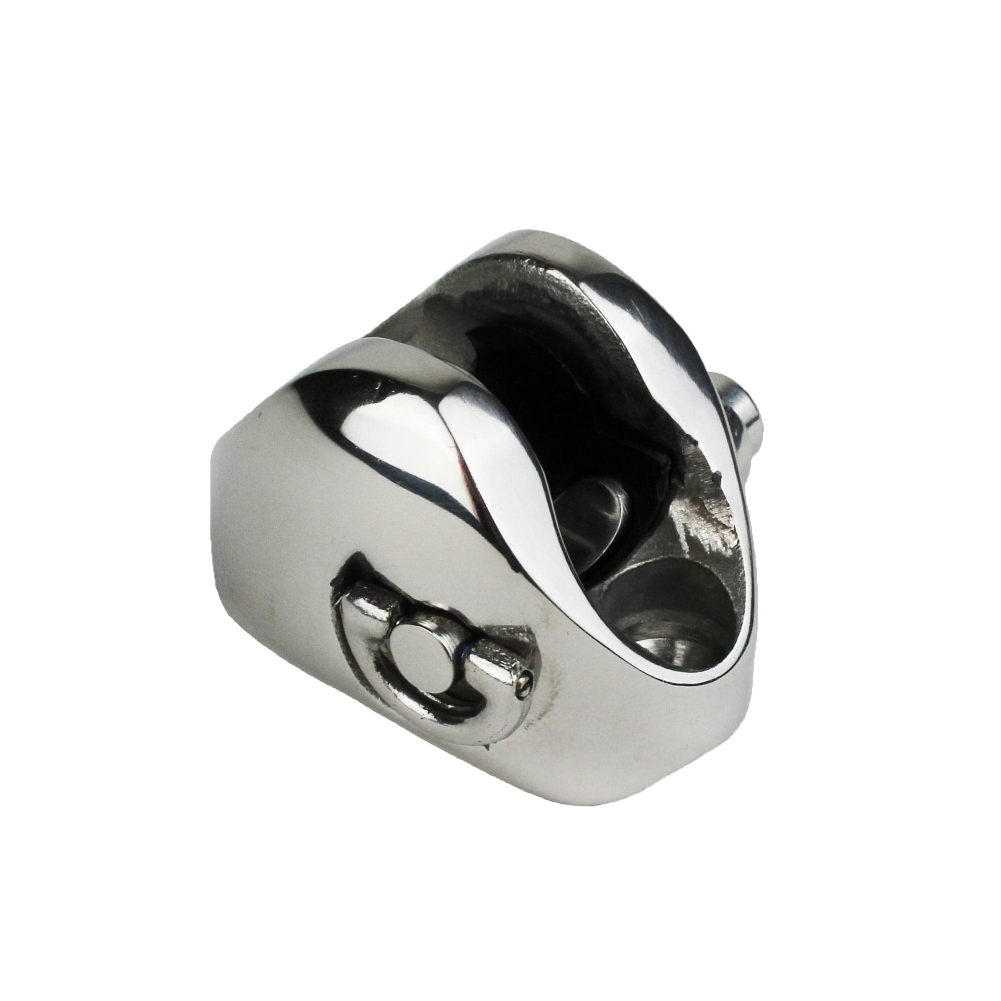 Taco Marine F13-1095S Concave Deck Hinge With D-ring Starboard
