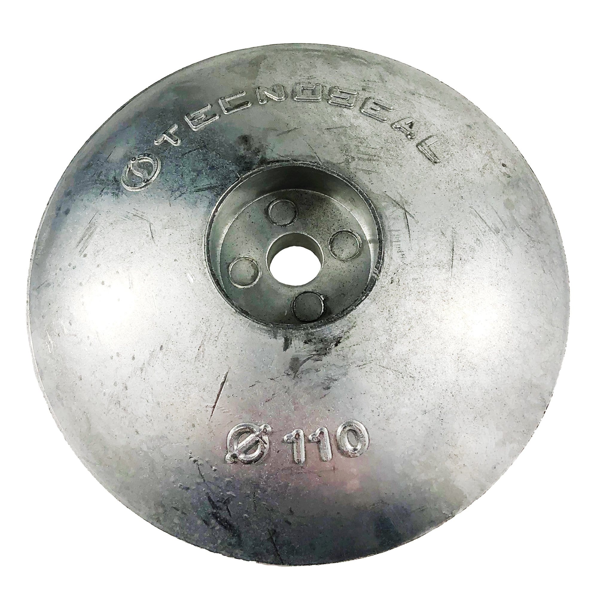 Tecnoseal 00103 Single Anode Rudder, Zinc, 4.33", 110mm