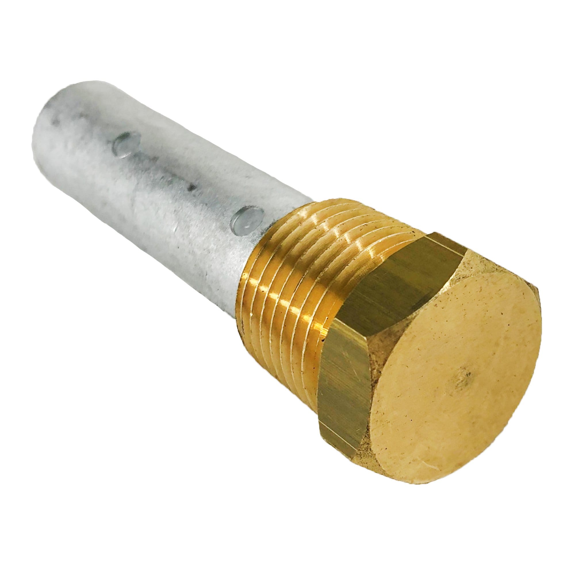 Tecnoseal TEC-E2 Zinc Pencil Anode with Brass Plug