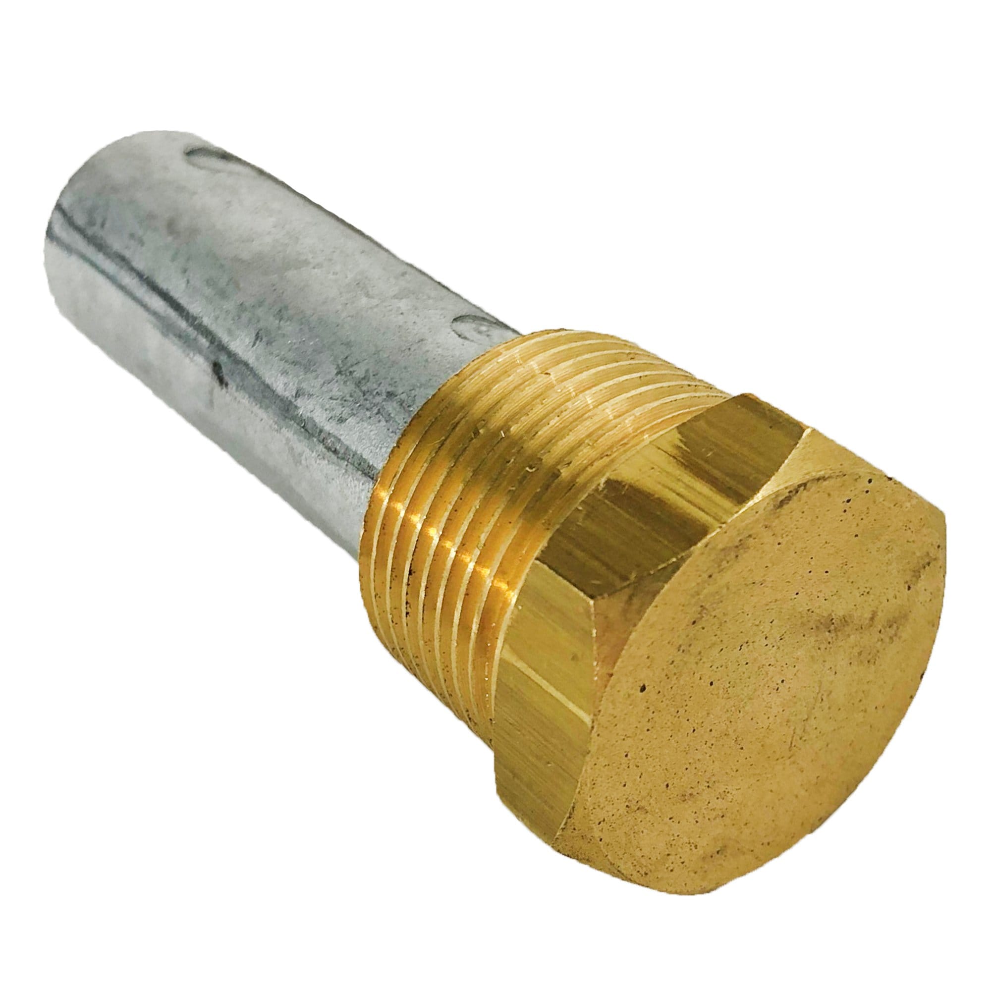 Tecnoseal TEC-E3 Zinc Pencil Anode with Brass Plug