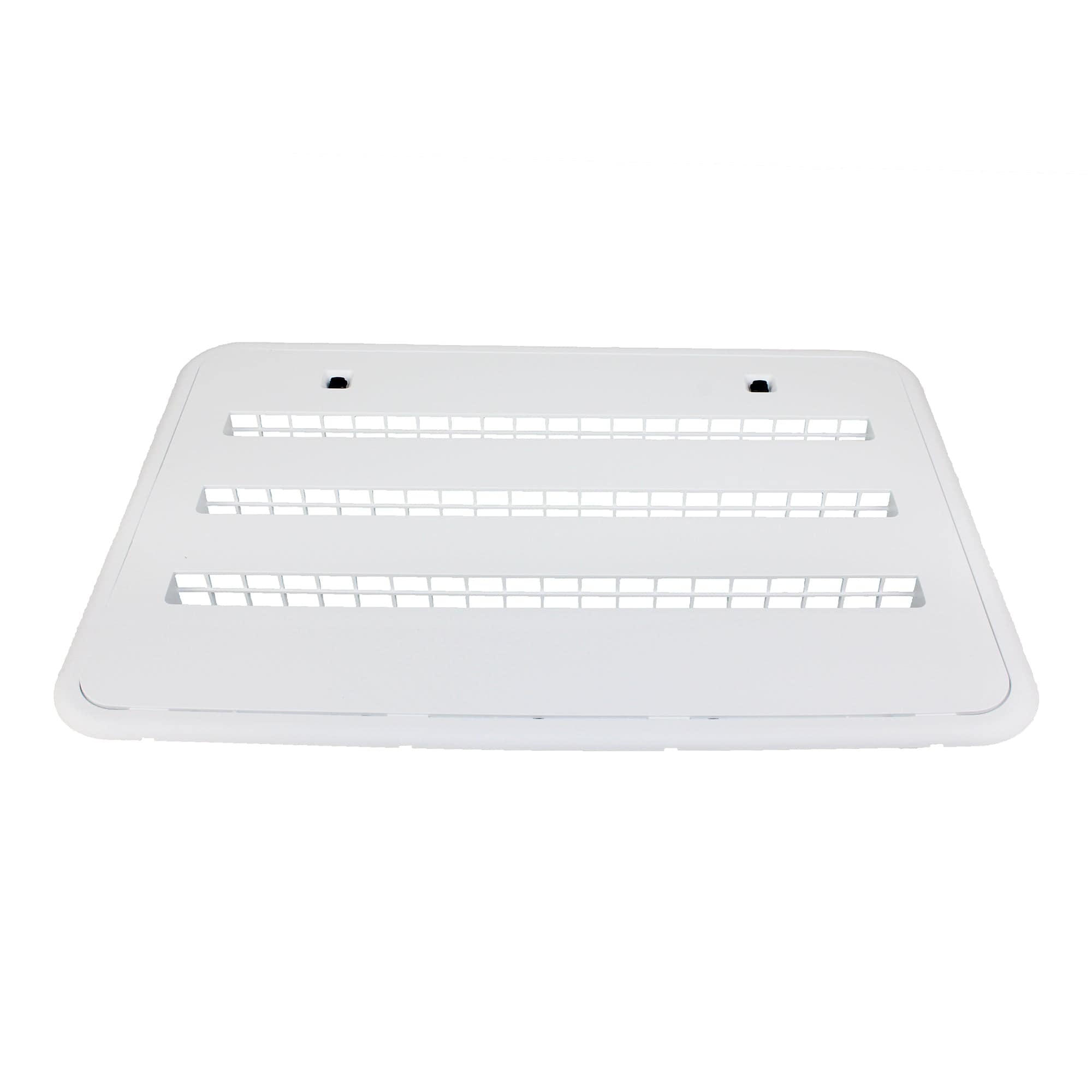 Thetford 621156PW Radius Corner Refrigerator Side Vent Assembly, Polar White
