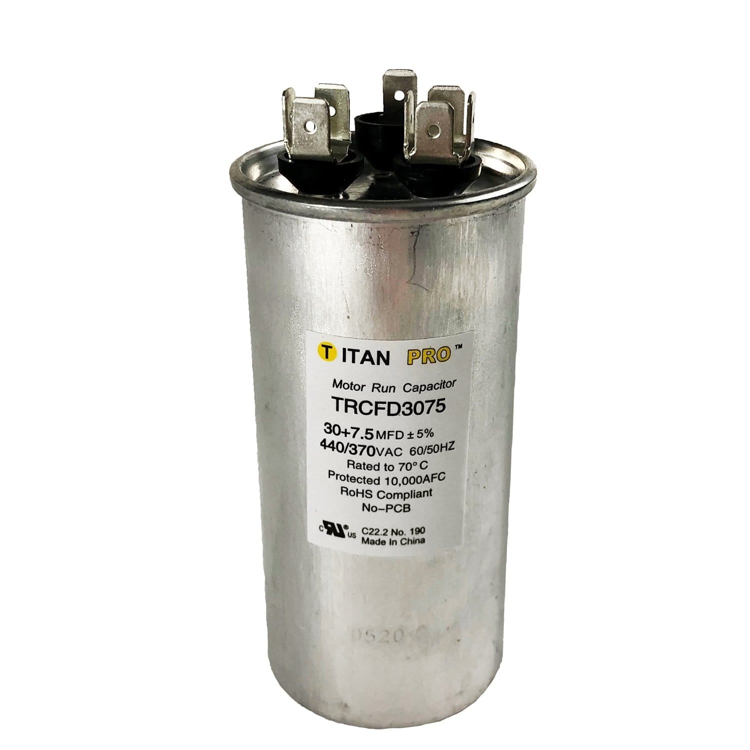 Packard TRCFD3075 Titan Pro Run Capacitor