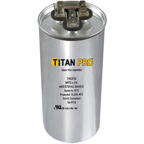 Packard TRCFD453 Titan Pro Run Capacitor 45+3 MFD 440/370 Volt Round