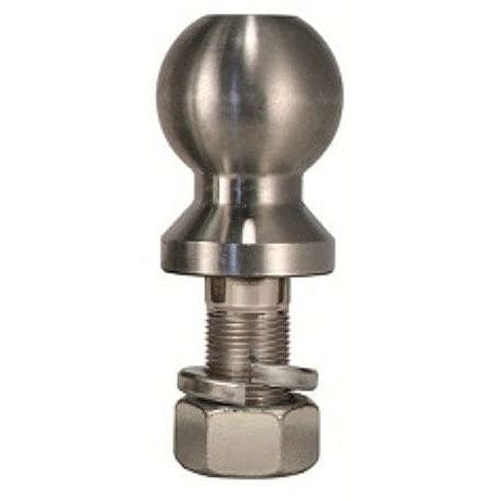 Trimax TBSX2 2" Stainless Steel Tow Ball for PB, SFP, SX, & ALFM Hitches