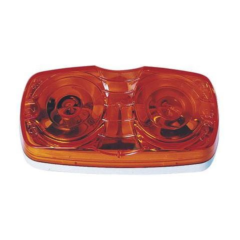 Peterson Manufacturing / Anderson Marine V138A Double Bulls-Eye Clearance & Side Marker Light Amber