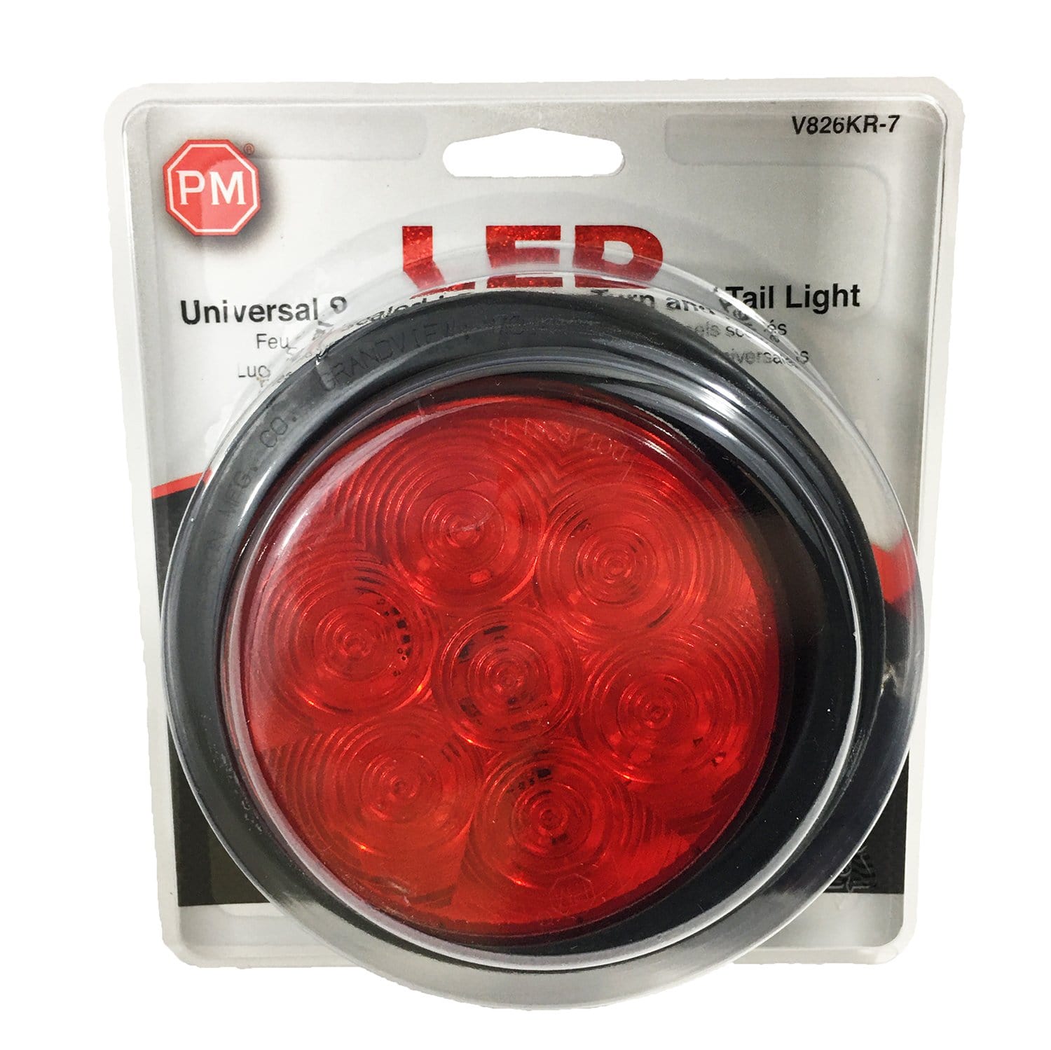 Peterson Manufacturing / Anderson Marine V826KR-7 4" Round LED Stop Turn Tail Light Red
