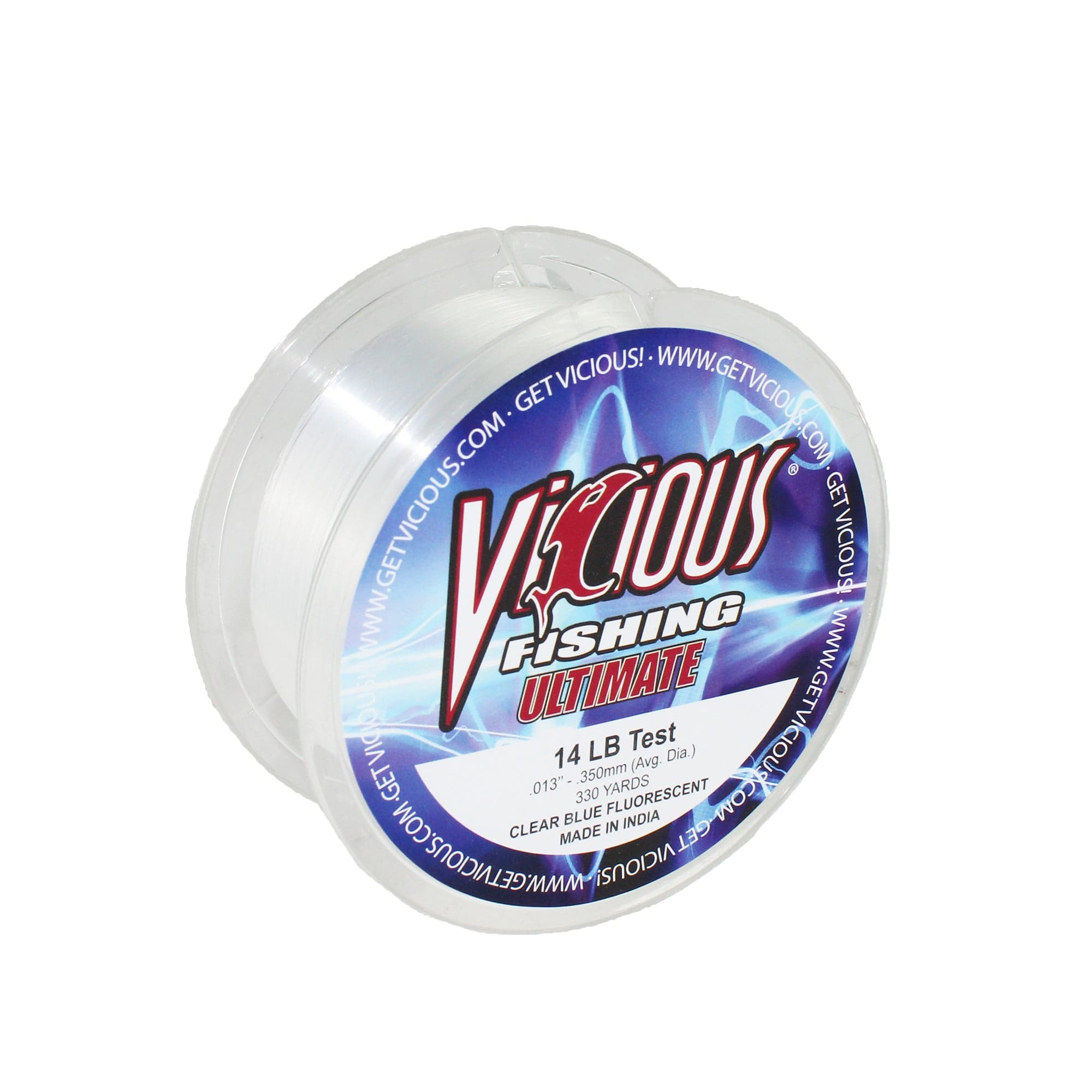 Vicious Fishing VCB Ultimate Monofilament Fishing Line, Clear Blue - 330 Yards