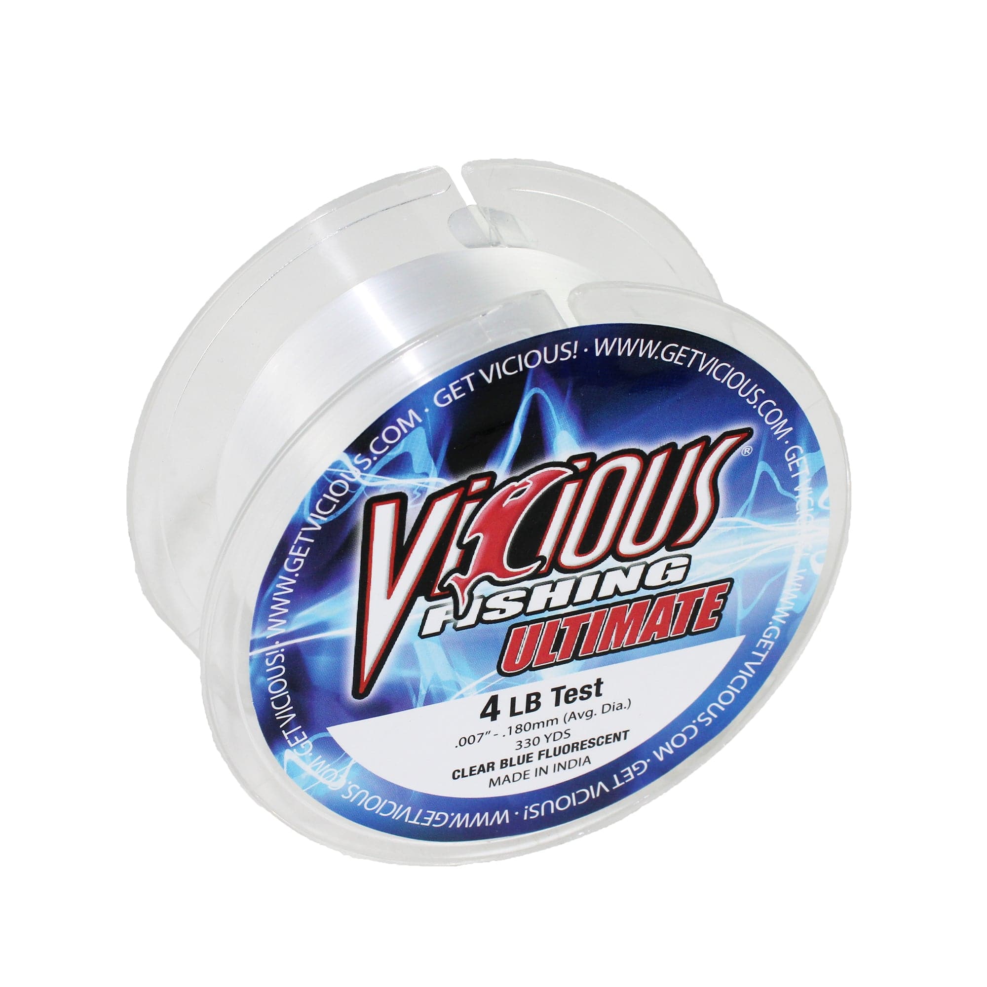 Vicious Fishing VCB Ultimate Monofilament Fishing Line, Clear Blue - 330 Yards