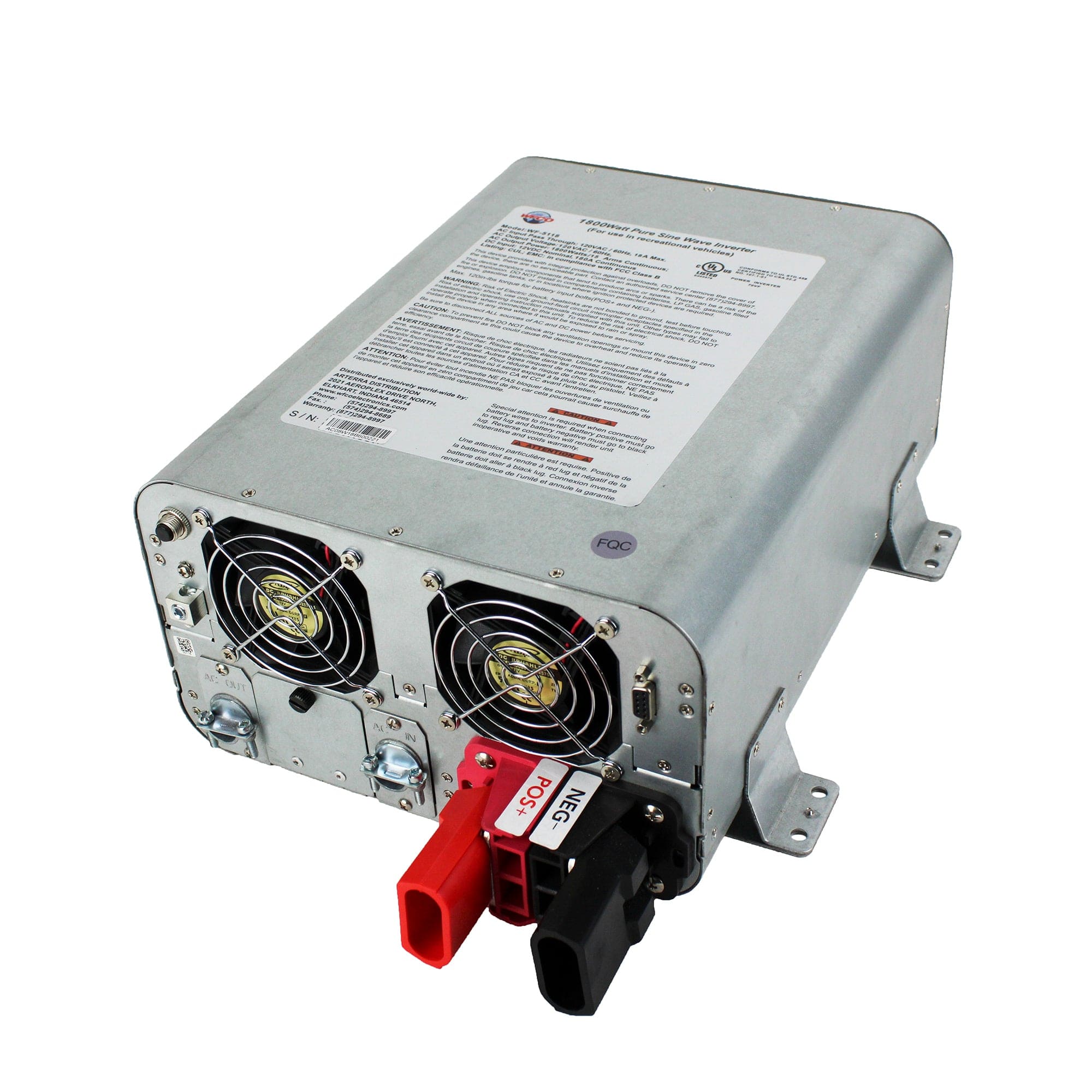 WFCO WF-5118 1800 Watt Power Inverter