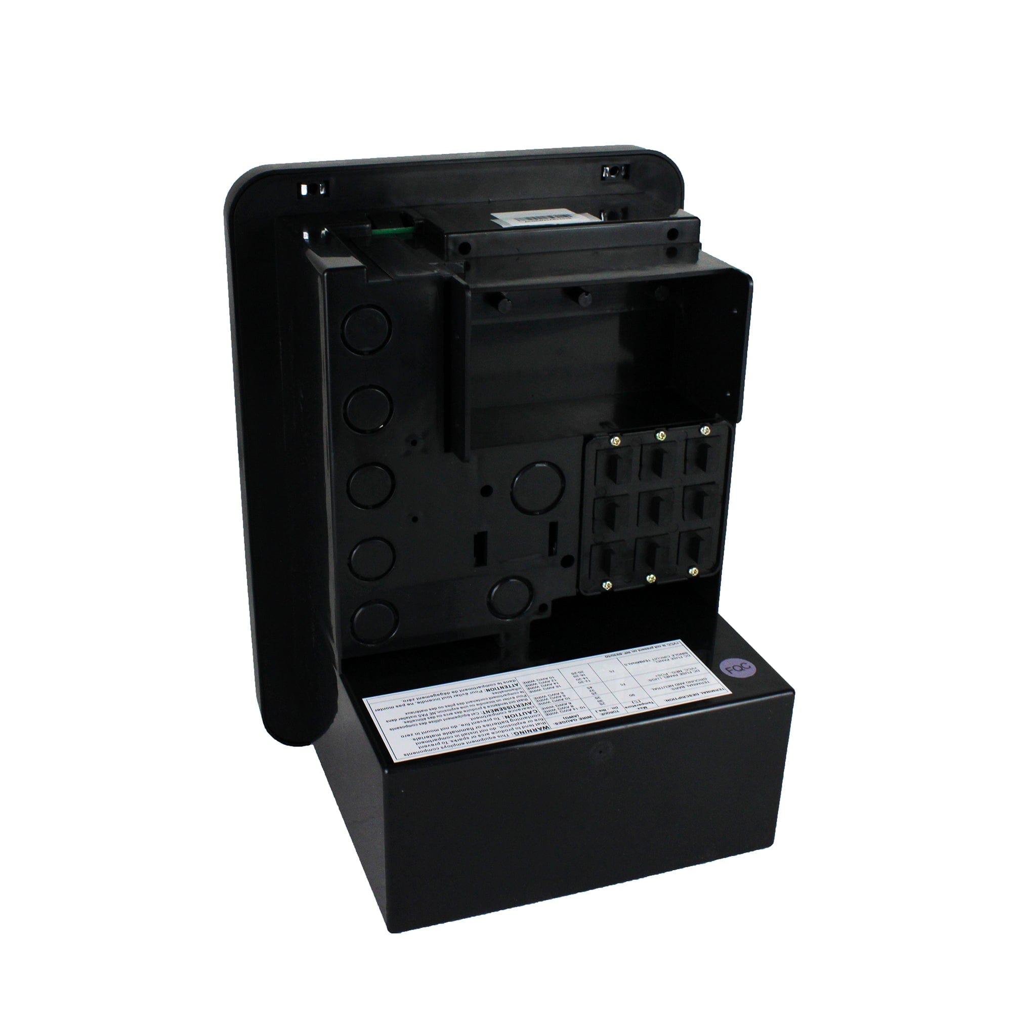 WFCO WF-8540-AD-S-B Auto Detect Converter Charger 30A AC - 40A DC Output, 13 Circuits - Black