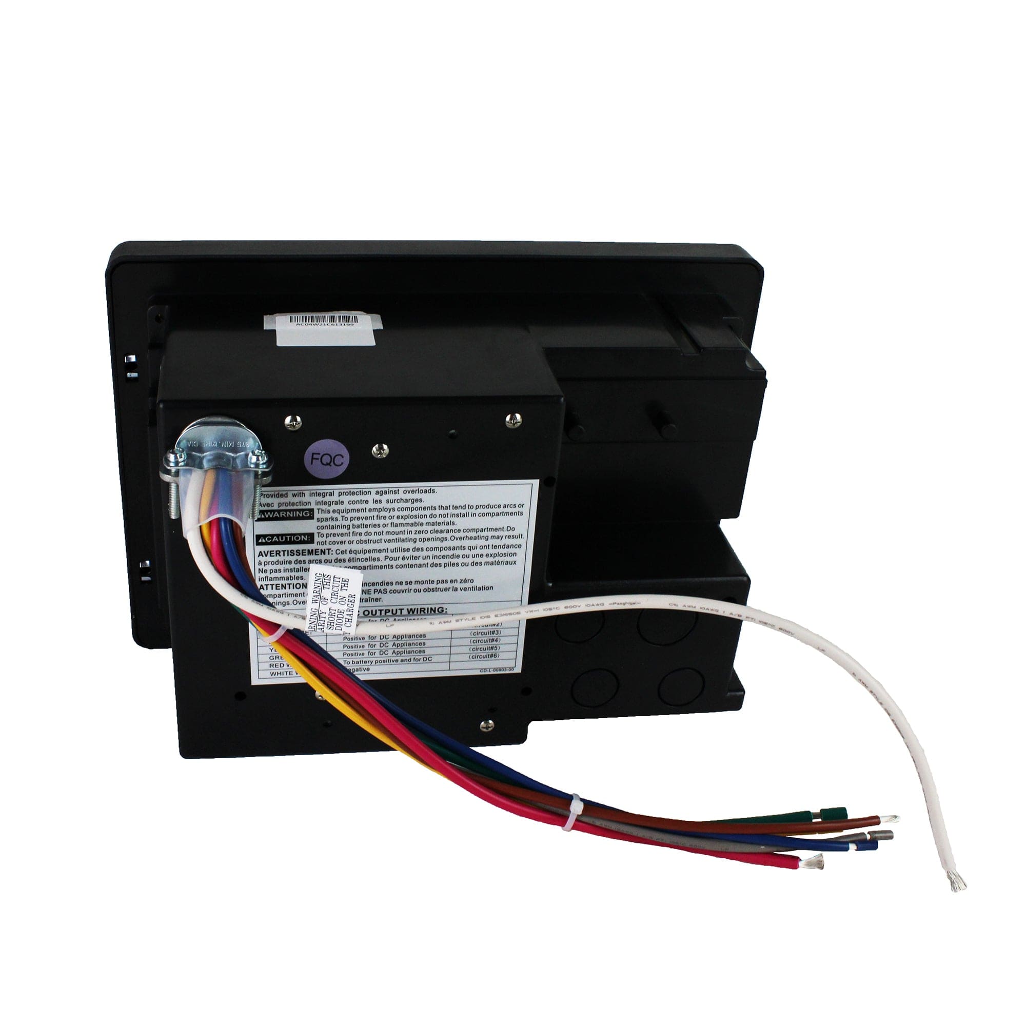 WFCO WF-8740-AD Converter/Charger W/ Distribution Center, 40A, Auto Detect, 6 Circuits