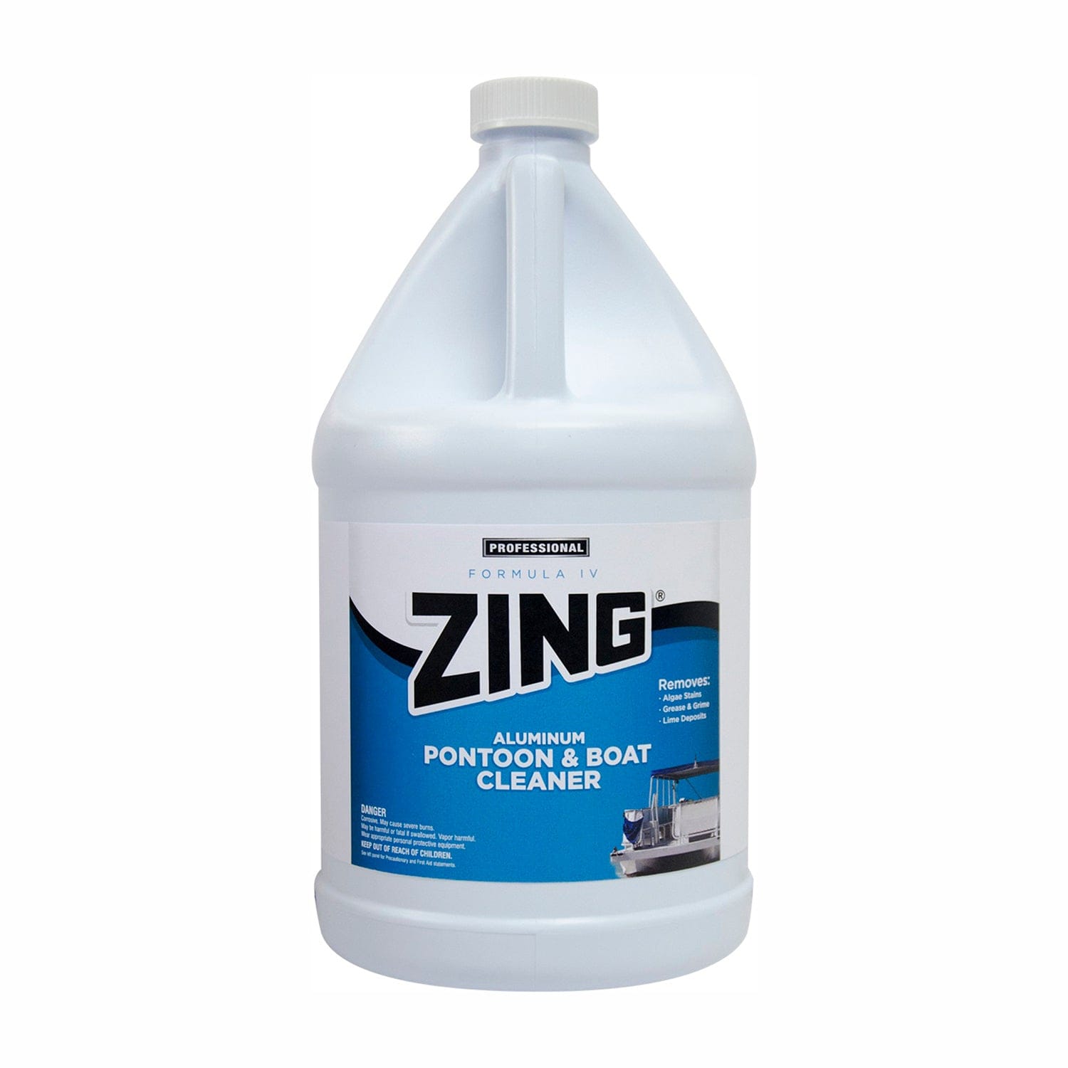 Zing N879-G4 Professional Formula IV Aluminum Boat/Pontoon Cleaner - 1 Gallon