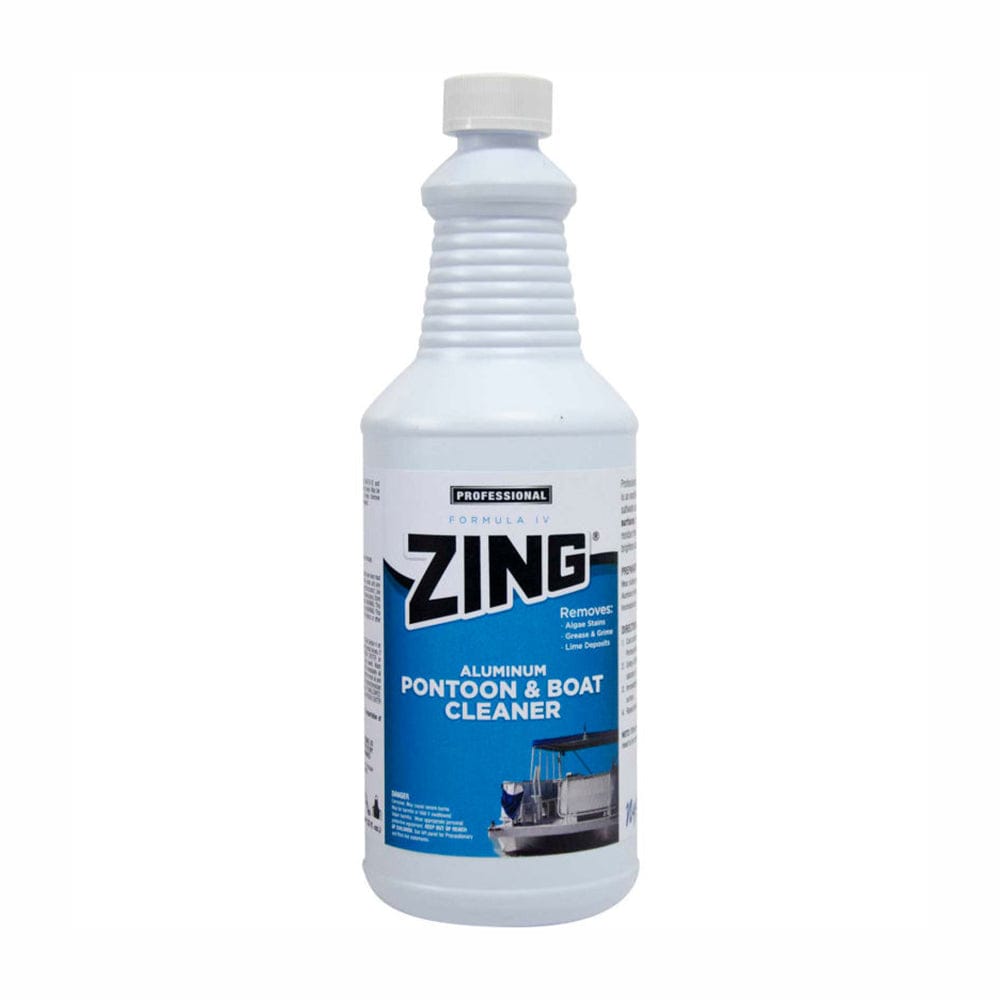 Zing N879-Q12 Professional Formula IV Aluminum Boat/Pontoon Cleaner 10011 - 1 Quart