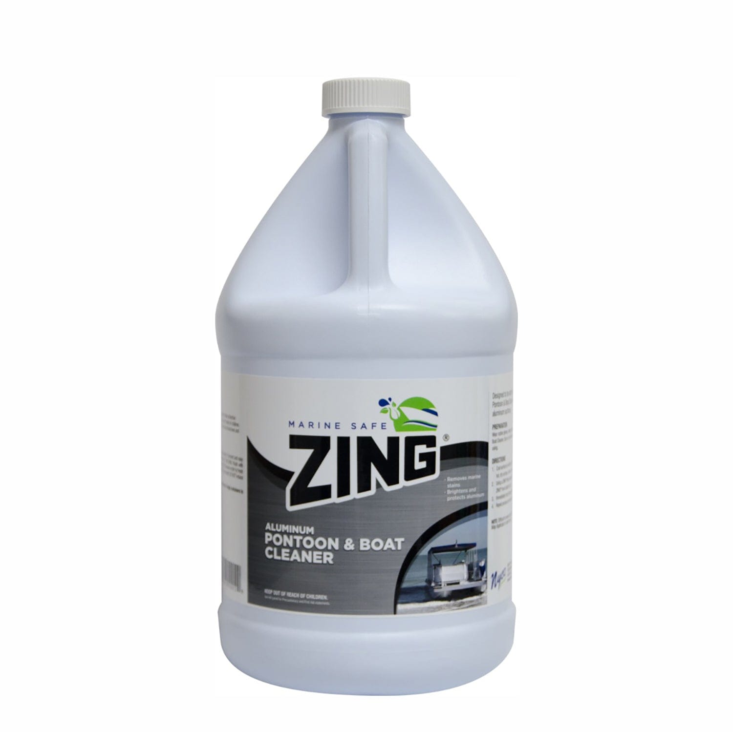 Zing Z809-G4 Marine Safe Aluminum Boat/Pontoon Cleaner, Clear - 1 Gallon