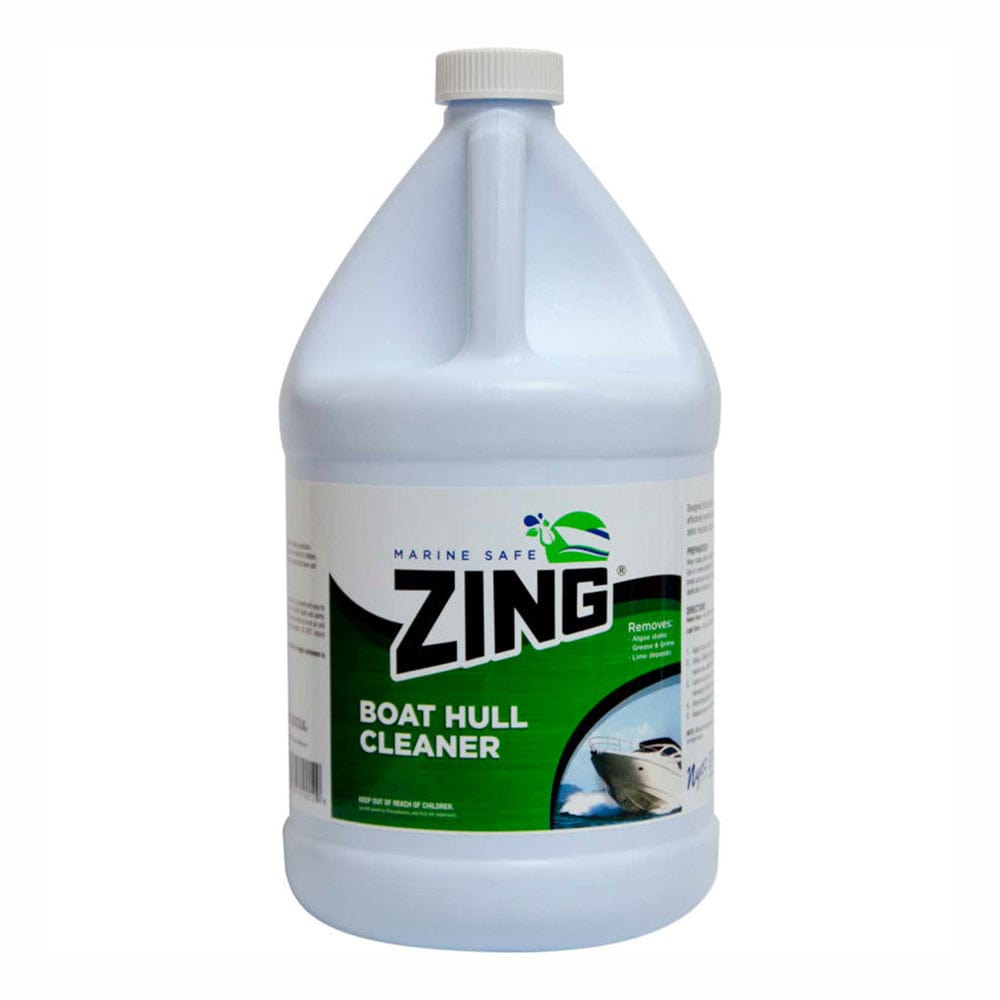 Zing Z904-G4 Marine Safe Boat Hull Cleaner, Clear Green 10117 - 1 Gallon