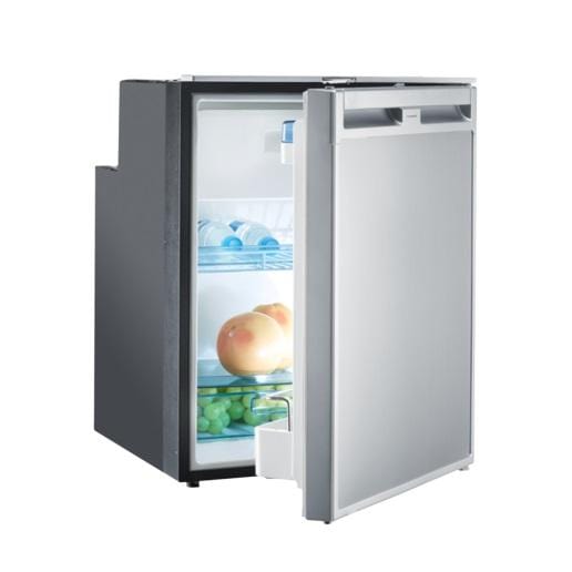 Dometic Coolmatic CRX-1080E/F-S 78 Liter AC/DC Refrigerator Freezer Silver Flush Frame