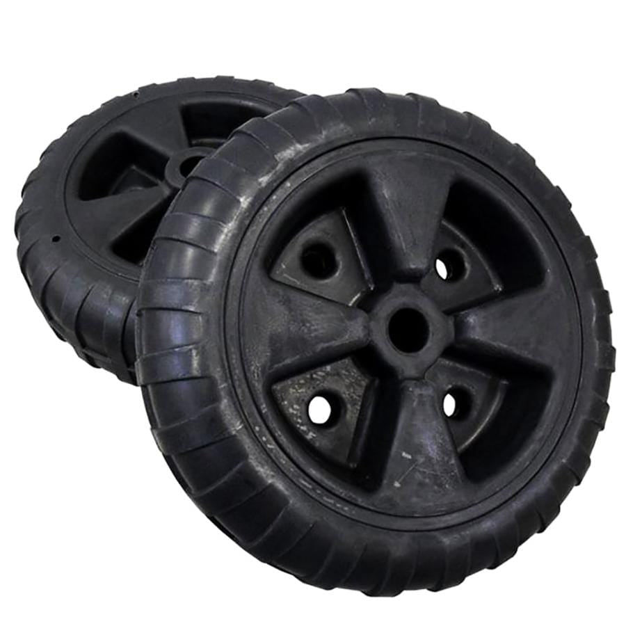 Dock Edge DE90024F Heavy Duty 24" x 8" Rolling Wheel, D&B, 1.98" Axle Shaft, RotoMold, LLDPE, 800lbs
