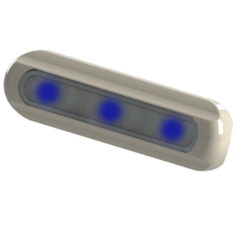 Taco F38-8500B-1 Flat Mount LED Blue Deck Light