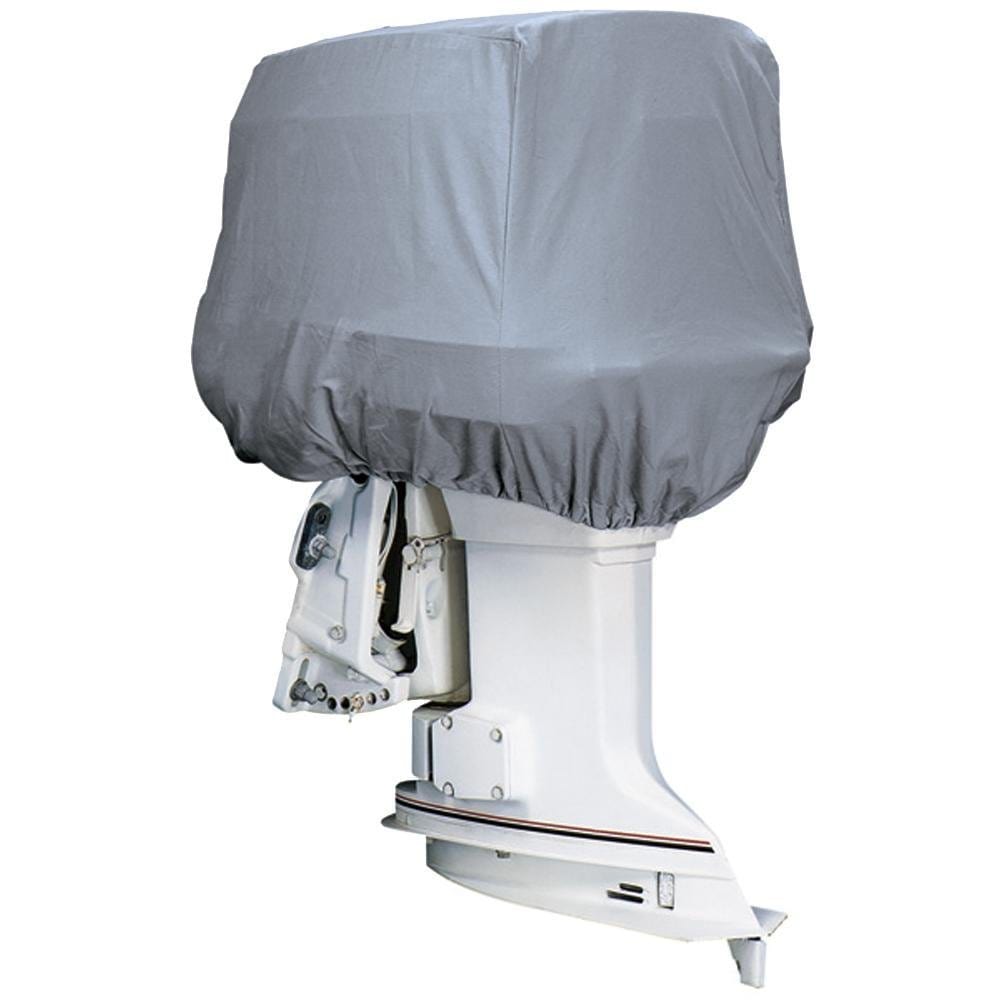 Attwood 10511 Silver Coat Polyester Cover f/Outboard Motor Hood up to 25HP