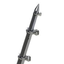 Taco Marine OT-0318HD-BKA Deluxe Aluminum Tele-Outrigger Poles 1-1/2" x 18' Black