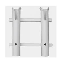 Taco Marine P03-062W 2 Rod Deluxe Poly Rod Rack