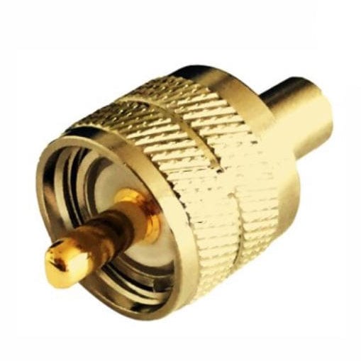 Glomex RA353GOLD Gold Plated PL-259 Crymp-Type Connector