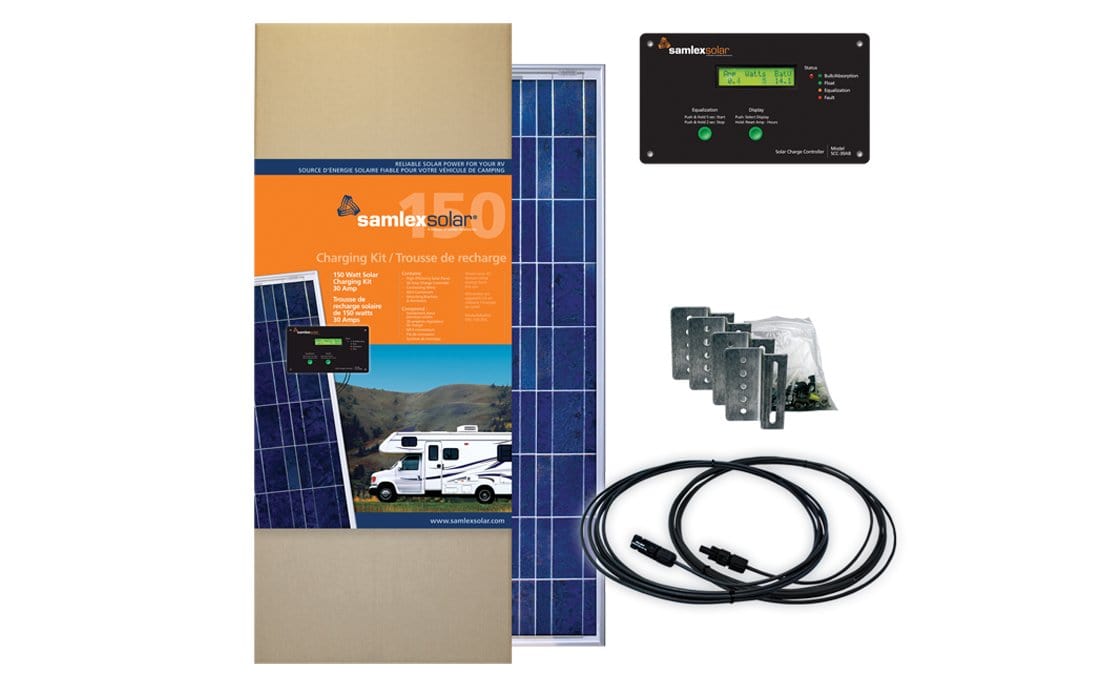 Samlex SRV-150-30A 150 Watt Solar Charging Kit